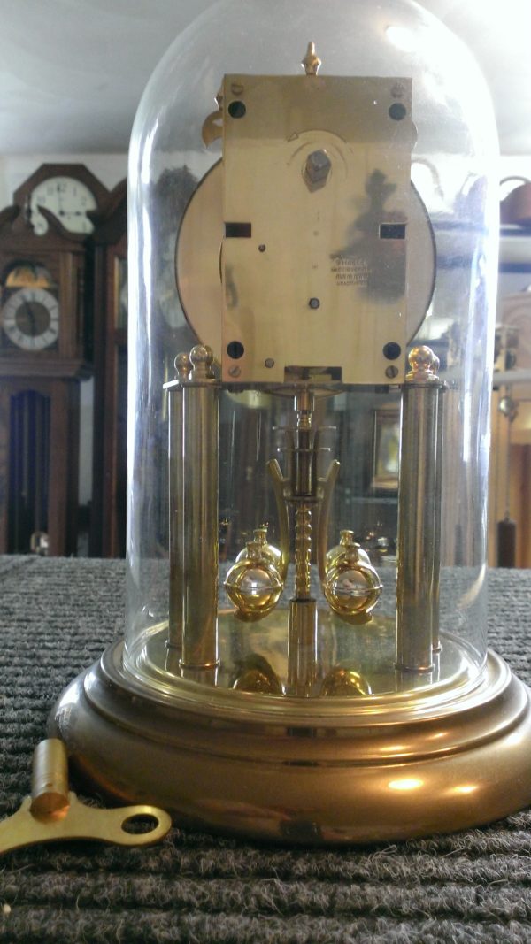 Elgin Sigfried Haller Skeleton Anniversary Clock Germany c. 1986