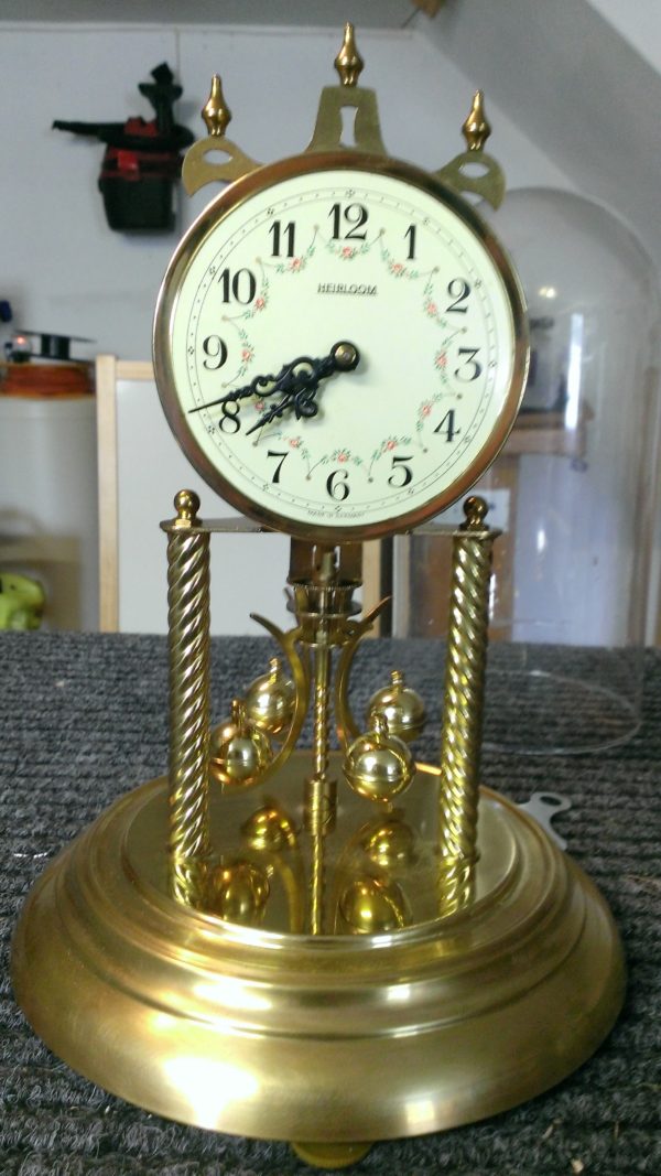 Heirloom Sigfried Haller Simonswald Anniversary clock Germany c. 1960
