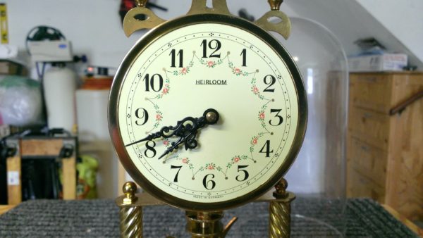 Heirloom Sigfried Haller Simonswald Anniversary clock Germany c. 1960
