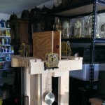 Clock testing stand