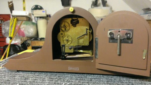 Welby Mantel Tambour Clock 1972