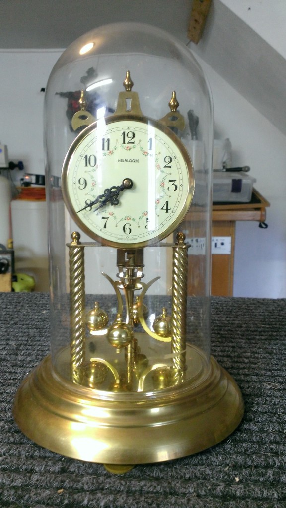 Heirloom Sigfried Haller Simonswald Anniversary clock c. 1960 Germany