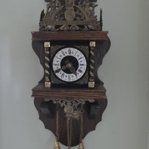Dutch Zaandam-style wall clock 1950